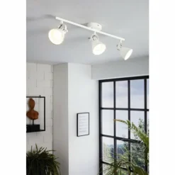 Luminaires Eglo Spots Et Projecteurs|Spot de plafond EGLO SERAS LED Blanc, 3 lumières
