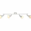 Luminaires Globo Lighting Spots Et Projecteurs|Spot de plafond Globo CALDERA Blanc, 4 lumières