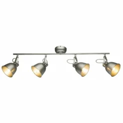 Luminaires Globo Lighting Spots Et Projecteurs|Spot de plafond Globo Hernan Gris, Argenté, 4 lumières