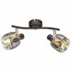 Luminaires Globo Lighting Spots Et Projecteurs|Spot de plafond Globo INDIANA Bronze, 2 lumières