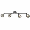 Luminaires Globo Lighting Spots Et Projecteurs|Spot de plafond Globo OHIO LED Gris, 4 lumières