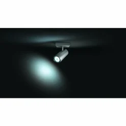 Spot de plafond, kit de base Philips Hue Ambiance White Buratto Argenté, 1 lumière, Télécommandes