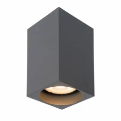 Luminaires Lucide Downlights|Spot de plafond Lucide DELTO LED Gris, 1 lumière