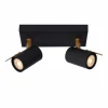 Luminaires Lucide Spots Et Projecteurs|Spot de plafond Lucide GRONY Noir, 2 lumières