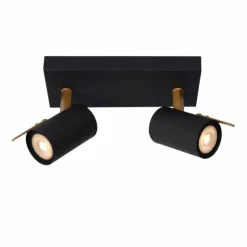 Luminaires Lucide Spots Et Projecteurs|Spot de plafond Lucide GRONY Noir, 2 lumières