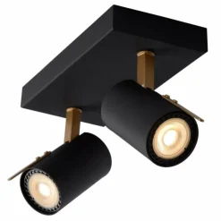 Luminaires Lucide Spots Et Projecteurs|Spot de plafond Lucide GRONY Noir, 2 lumières