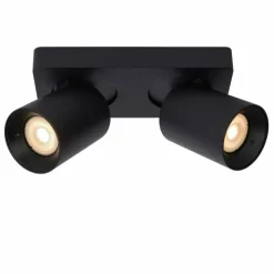 Luminaires Lucide Éclairage Led|Spot de plafond Lucide NIGEL LED Noir, 2 lumières