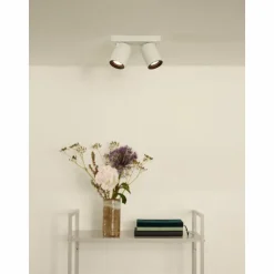 Luminaires Lucide Éclairage Led|Spot de plafond Lucide NIGEL LED Blanc, 2 lumières