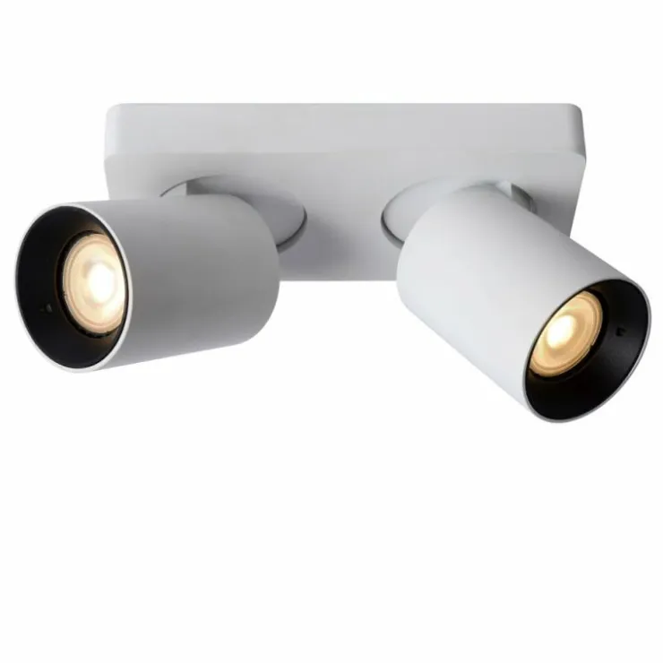 Luminaires Lucide Éclairage Led|Spot de plafond Lucide NIGEL LED Blanc, 2 lumières