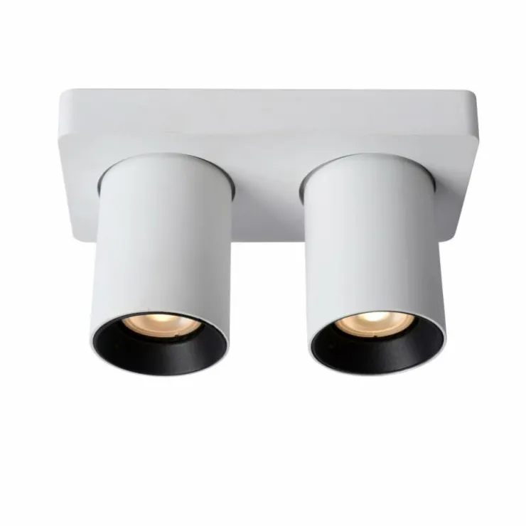 Luminaires Lucide Éclairage Led|Spot de plafond Lucide NIGEL LED Blanc, 2 lumières