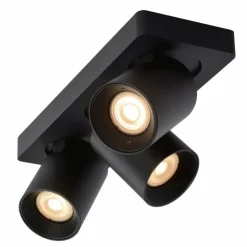 Luminaires Lucide Éclairage Led|Spot de plafond Lucide NIGEL LED Noir, 3 lumières