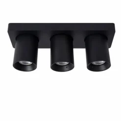 Luminaires Lucide Éclairage Led|Spot de plafond Lucide NIGEL LED Noir, 3 lumières