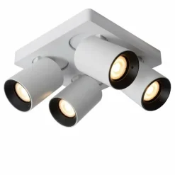 Luminaires Lucide Éclairage Led|Spot de plafond Lucide NIGEL LED Blanc, 4 lumières