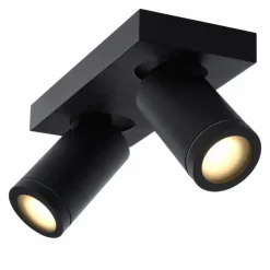 Luminaires Lucide Éclairage Led|Spot de plafond Lucide TAYLOR LED Noir, 2 lumières