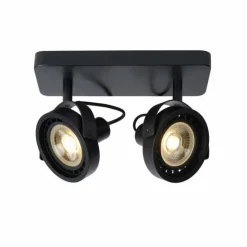 Luminaires Lucide Spots Et Projecteurs|Spot de plafond Lucide TALA LED Noir, 2 lumières