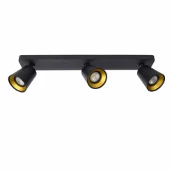 Luminaires Lucide Spots Et Projecteurs|Spot de plafond Lucide TURNON LED Noir, 3 lumières