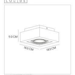 Luminaires Lucide Éclairage Led|Spot de plafond Lucide ZEFIX LED Blanc, 1 lumière