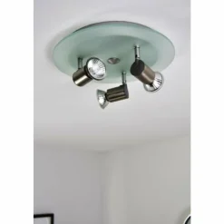 Sonstiges Spots Et Projecteurs|Spot de plafond Nickel mat, 3 lumières