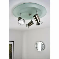 Sonstiges Spots Et Projecteurs|Spot de plafond Nickel mat, 3 lumières