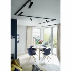SCHÖNER WOHNEN-Kollektion Éclairage Led|Spot de plafond SCHÖNER-WOHNEN-Kollektion HV-Track Lina Stina LED Noir, 1 lumière