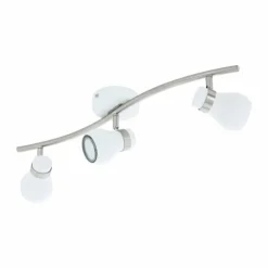 Luminaires Eglo Spots Et Projecteurs|Spot Eglo ARBOLEDAS Nickel mat, Blanc, 3 lumières