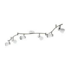 Luminaires Eglo Spots Et Projecteurs|Spot Eglo ARBOLEDAS Nickel mat, Blanc, 6 lumières