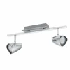 Luminaires Eglo Spots Et Projecteurs|Spot Eglo CORBERA Chrome, 2 lumières