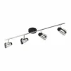 Luminaires Eglo Éclairage Led|Spot Eglo MONCALVIO LED Chrome, 4 lumières