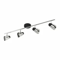Luminaires Eglo Éclairage Led|Spot Eglo MONCALVIO LED Chrome, 4 lumières