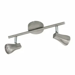 Luminaires Eglo Éclairage Led|Spot Eglo TIBERIO LED Nickel mat, 2 lumières