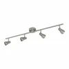 Luminaires Eglo Éclairage Led|Spot Eglo TIBERIO LED Nickel mat, 4 lumières
