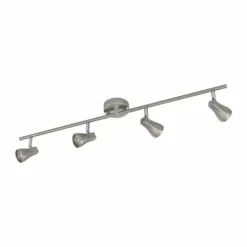 Luminaires Eglo Éclairage Led|Spot Eglo TIBERIO LED Nickel mat, 4 lumières