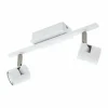 Luminaires Eglo Spots Et Projecteurs|Spot Eglo VERGIANO Nickel mat, Blanc, 2 lumières
