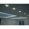 Luminaires Trio Luminaires Encastrés|Spot encastrable - kit de 3 Trio ARGUS LED Chrome, 6 lumières, Télécommandes, Changeur de couleurs