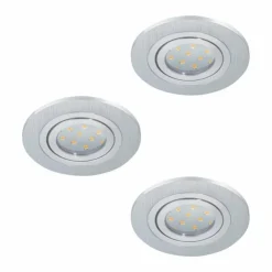 Luminaires Eglo Luminaires Encastrés|Spot encastrable Eglo AREITIO LED Aluminium, 3 lumières