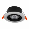 Luminaires Eglo Luminaires Encastrés|Spot encastrable Eglo CALONGE LED Noir, Blanc, 1 lumière