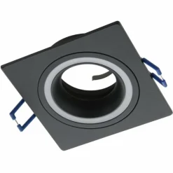 Luminaires Eglo Luminaires Encastrés|Spot encastrable Eglo CAROSSO Noir, 1 lumière