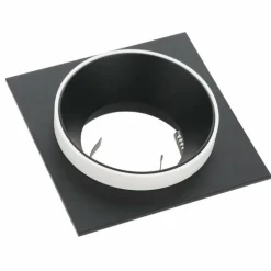 Luminaires Eglo Luminaires Encastrés|Spot encastrable Eglo CAROSSO Noir, Blanc, 1 lumière