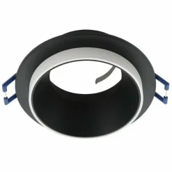 Luminaires Eglo Luminaires Encastrés|Spot encastrable Eglo CAROSSO Noir, Blanc, 1 lumière