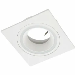 Luminaires Eglo Luminaires Encastrés|Spot encastrable Eglo CAROSSO Blanc, 1 lumière
