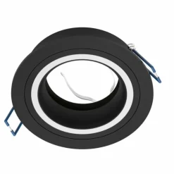Luminaires Eglo Luminaires Encastrés|Spot encastrable Eglo CAROSSO Noir, Blanc, 1 lumière