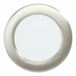 Luminaires Eglo Luminaires Encastrés|Spot encastrable Eglo FUEVA LED Nickel mat, 1 lumière