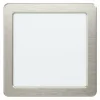 Luminaires Eglo Luminaires Encastrés|Spot encastrable Eglo FUEVA LED Nickel mat, 1 lumière