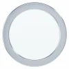 Luminaires Eglo Luminaires Encastrés|Spot encastrable Eglo FUEVA LED Chrome, 1 lumière
