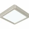 Luminaires Eglo Luminaires Encastrés|Spot encastrable Eglo FUEVA LED Nickel mat, 1 lumière