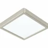 Luminaires Eglo Luminaires Encastrés|Spot encastrable Eglo FUEVA LED Nickel mat, 1 lumière