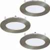 Luminaires Eglo Luminaires Encastrés|Spot encastrable Eglo FUEVA LED Blanc, 3 lumières