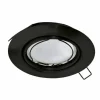 Luminaires Eglo Luminaires Encastrés|Spot encastrable Eglo PENETO LED Noir, 1 lumière