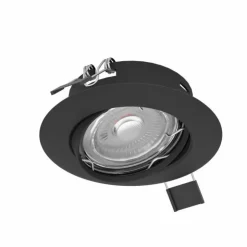Luminaires Eglo Luminaires Encastrés|Spot encastrable Eglo PENETO LED Noir, 3 lumières
