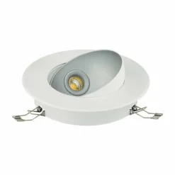 Luminaires Eglo Luminaires Encastrés|Spot encastrable Eglo RONZANO LED Argenté, Blanc, 1 lumière